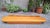 Mid-Century Modern Wall-Mounted Console Shelf in National Walnut with Drawers Under the Top, 1980s For Sale - Image 3 of 8