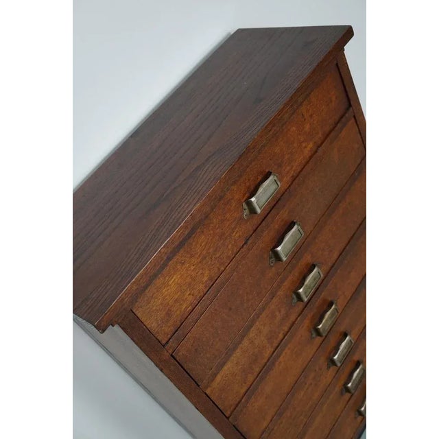 Dutch Oak Apothecary Cabinet, 1930s For Sale - Image 6 of 13