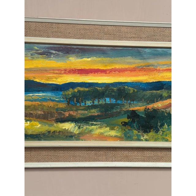 Kurt Lundberg, Landscape (Sörmlands Nalar Räven), 1950s, Oil on Canvas, Framed For Sale - Image 11 of 18