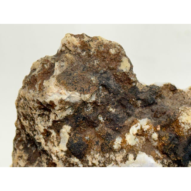 Amethyst Pink Amethyst Crystal Slab on Stand For Sale - Image 8 of 12