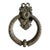 Antique Cast Bronze French Neoclassical Laural Wreath Door Knocker For Sale