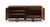 Modern Greg Sheres Style Walnut and Bronze Buffet – “Valencia" For Sale - Image 4 of 6