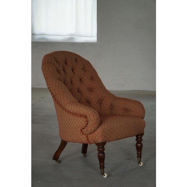 Rococo Victorian Chair in Mahogany, 1920s For Sale - Image 3 of 18