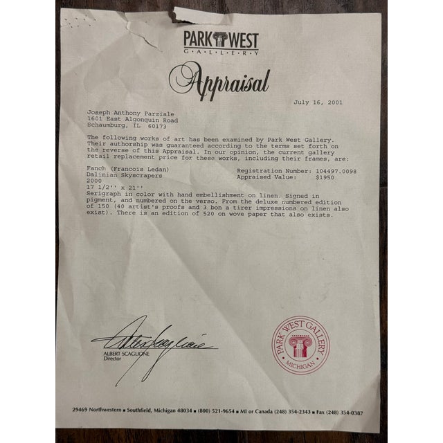 Dalinean Skyscrapers by Fanch Ledan For Sale - Image 9 of 9