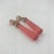 Modern 1940s Signed Marcel Boucher Pink and Gold Pendent Clip Earrings - 2 Pieces For Sale - Image 3 of 7
