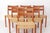 Mid-Century Modern Danish Cord and Teak Dining Chairs from EMC Møbler, 1960s, Set of 6 For Sale - Image 11 of 11