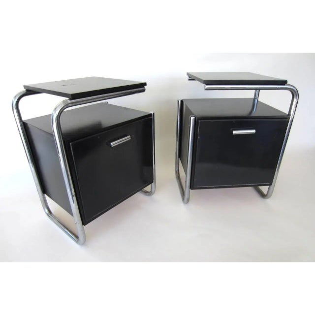 1930s Bauhaus Side Tables, circa 1930, Germany - A Pair For Sale - Image 5 of 9