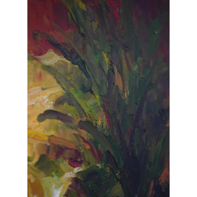 Impressionist Lin Hongdan Impressionist Oil Painting on Canvas For Sale - Image 3 of 11