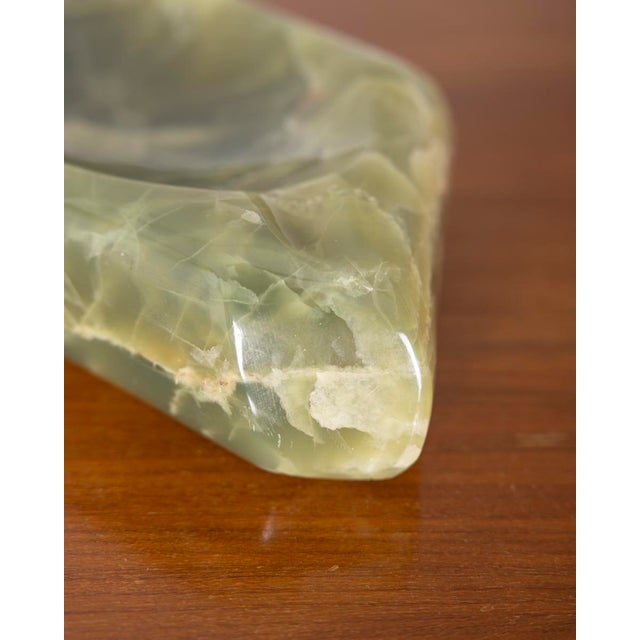 Vintage Italian Onyx Stone Ashtray, 1960s For Sale - Image 6 of 9