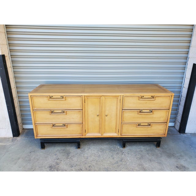 Beautiful, vintage dresser by American of Martinsville. The dresser for what I have read is bleached mahogany, but this...
