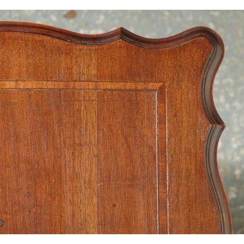 Edwardian Revolving Bookcase with Serpentine Shaped Top For Sale - Image 12 of 15