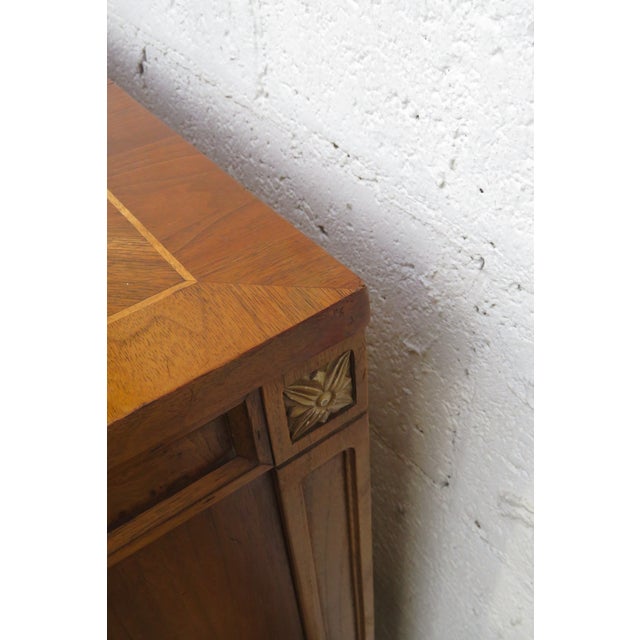 Mid Century Modern Narrow Sideboard Buffet Tv Media Entry Console Table 6275 For Sale - Image 12 of 18