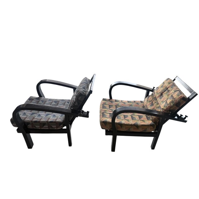 Canadian Art Deco Armchairs, 1970s, Set of 2 For Sale - Image 4 of 11
