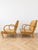 Vintage Japanese Lounge Chairs in Wood and Woven Jute, 1970s, Set of 2 For Sale - Image 6 of 10