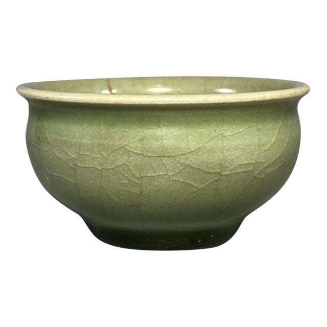 Antique Chinese Longquan Celadon Bowl For Sale