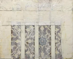 "Untitled (Nostalgia Series 2)" Contemporary Abstract Mixed-Media Painting by G. Campbell Lyman