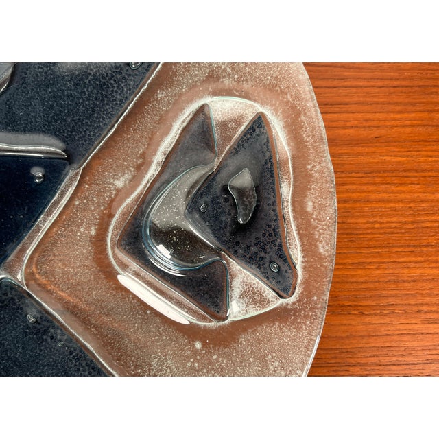 Mid-Century Large Danish Art Glass Bowl, 1960s For Sale - Image 4 of 18