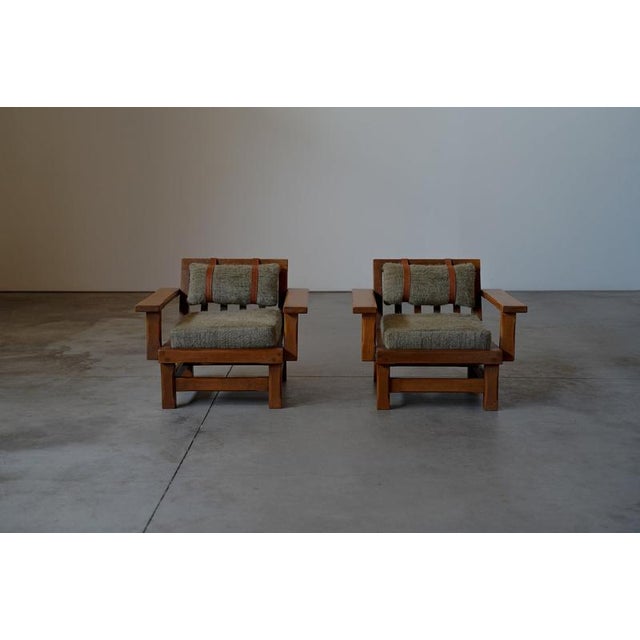 Brutalist Brutalist Armchairs, Europe, 1960s, Set of 2 For Sale - Image 3 of 18
