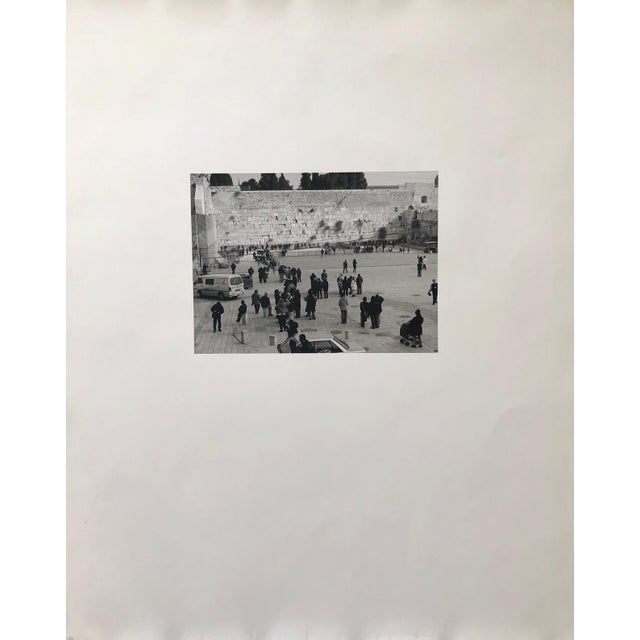 Postmodern Mikael Levin, Jerusalem, Israel Western Wall Ed of 5 Vintage Silver gelatin Photograph Print, 2000 For Sale - Image 3 of 4
