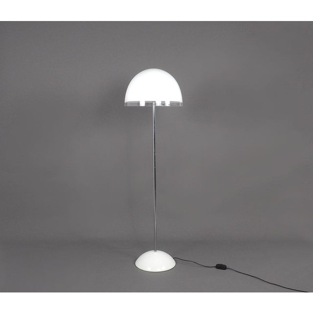 White Baobab Floor Lamp from Guzzini, Italy, 1970s For Sale - Image 14 of 14
