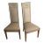 Italian Pair High Back Accent Chairs For Sale