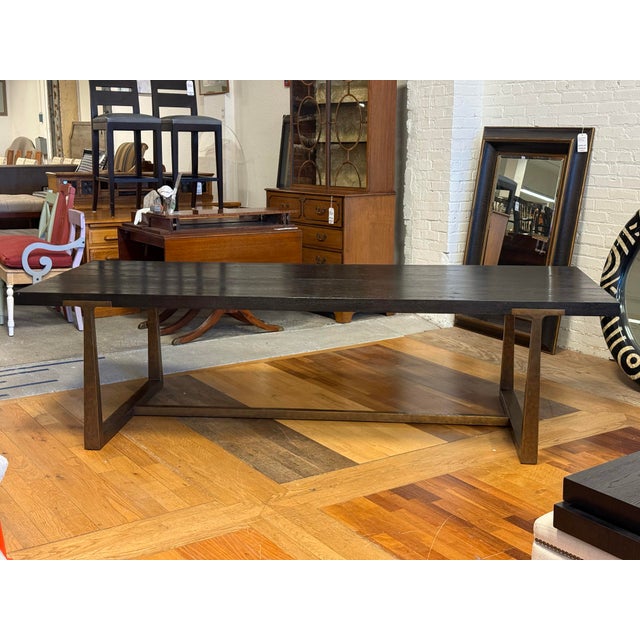 Design Plus Gallery presents a T-Brace Rectangular Extension Dining Table by Julie Lawrence for Restoration Hardware. A...