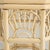 Chinoiserie 20th Century France Warm Ivory Carved Fretwork Side Table For Sale - Image 3 of 11
