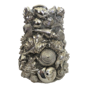 Homeworx by Harry Slatkin Pedestal Candle Holder Shell Design Large