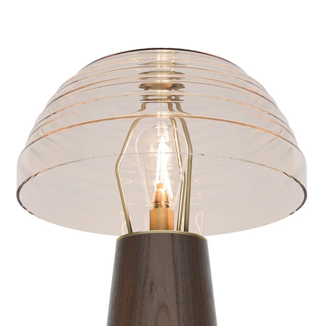 Brown Lloyd II Table Lamp by Wood Tailors Club For Sale - Image 8 of 17