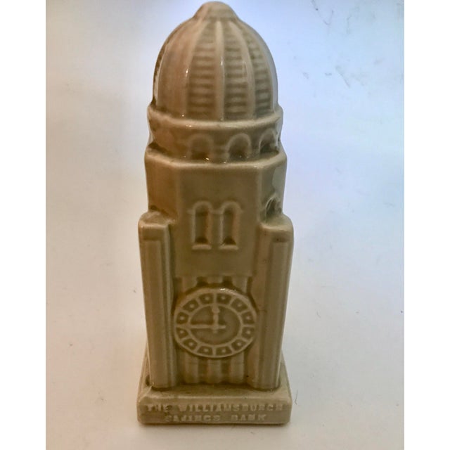 Figurative 1954 Nyc Williamsburg, Brooklyn Bank Building Coin Bank For Sale - Image 3 of 11