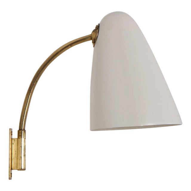 Wall Lamps attributed to Lisa Johansson-Papé for Orno, 1950s, Set of 2 For Sale