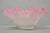 Vintage Pink & White Hobnail Cased Glass Candy Dish Ruffled Bowl Brides Basket For Sale - Image 10 of 12