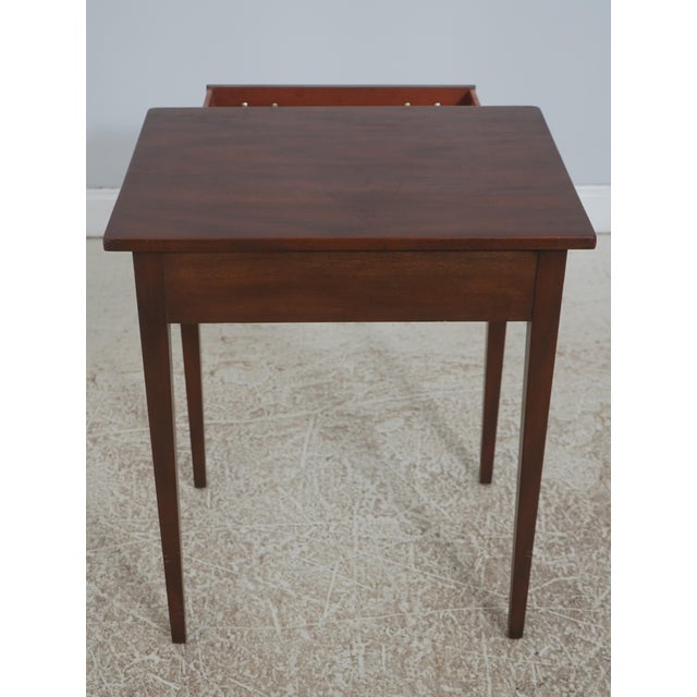 Kittinger Colonial Williamsburg Walnut 1 Drawer Table For Sale In Philadelphia - Image 6 of 18