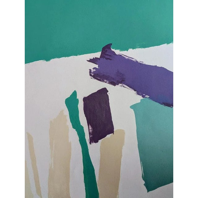 Pierre Pallut, Abstract Composition, Hand-Signed Lithograph, 1972 For Sale - Image 6 of 10