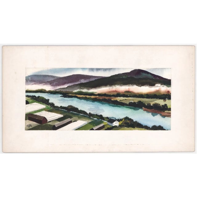 Traditional 1930s John Rogers River Landscape Painting For Sale - Image 3 of 3