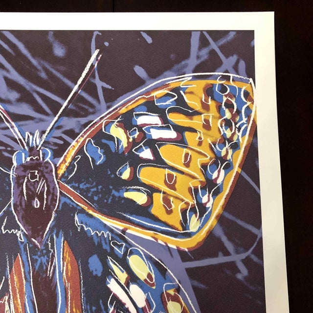 Printmaking Materials 1990s After Andy Warhol "Butterfly" Lithograph For Sale - Image 7 of 11