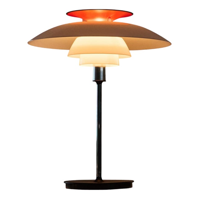 Vintage Danish PH-80 Table Lamp by Poul Henningsen for Louis Poulsen, 1970s For Sale