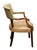 Late 20th Century Studded Vinyl Tan Chair For Sale - Image 6 of 7