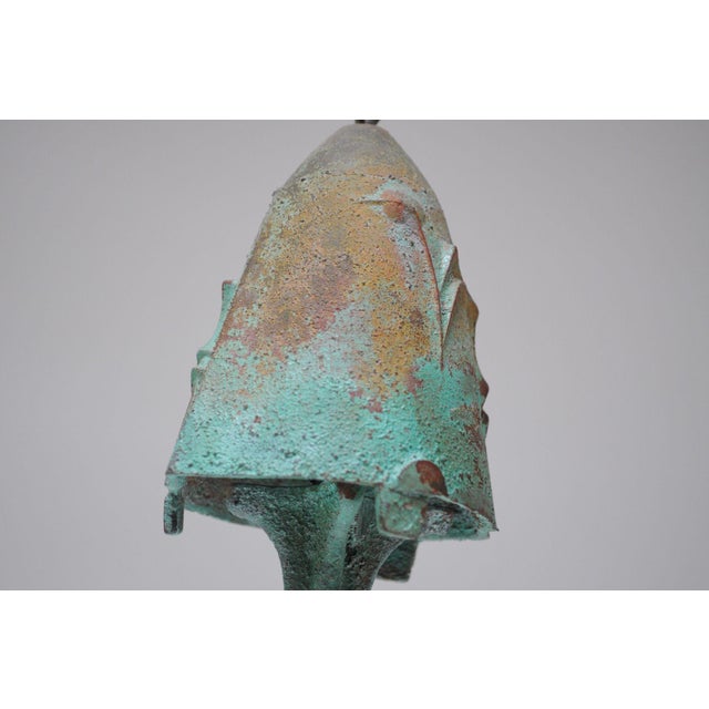 Metal Vintage Multi-Color Bronze Bell / Wind Chime by Paolo Soleri for Arconsanti For Sale - Image 7 of 12