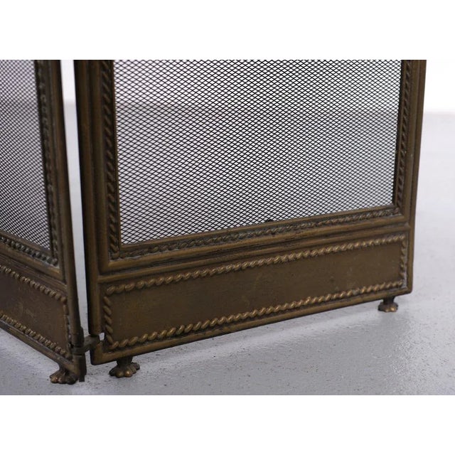 Antique Fireplace Folding Screen, England, 1920s For Sale - Image 6 of 8