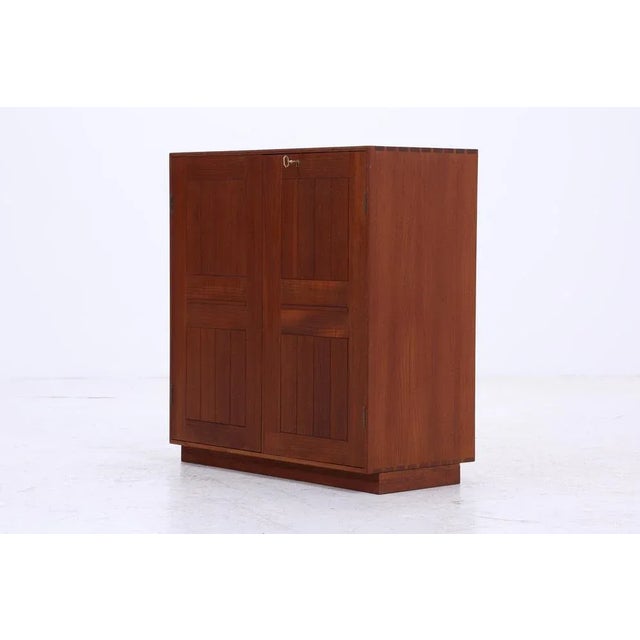 Vintage Mahogany Cabinet by Mogens Koch for Rud Rasmusson, 1980s For Sale - Image 10 of 11