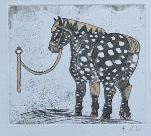 François-Xavier Lalanne, The Horse, 2004, Etching
