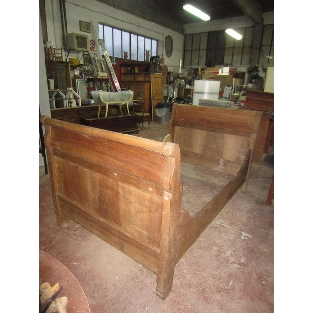 Wood Antique Wooden Boat Bed For Sale - Image 7 of 10