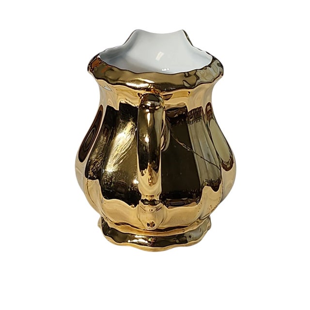 1930s Pre-War German Bareuther Gold Lustre Coffee Set - 13 Pieces For Sale - Image 9 of 9