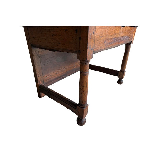 Brown French 18th Century Sacristy Armchair For Sale - Image 8 of 12