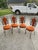 Vintage wrought iron Antarenni chairs, set of 4. Manufactured in Brooklyn, New York during the 1960s. Highly sought-after...