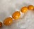 Antique Art Deco Graduated Amber Marbled Bead Necklace, 1930 For Sale - Image 14 of 18