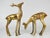 Mid-Century Modern Vintage Solid Brass Deer Buck Family Herd Figurine Model Set- 6 Pieces For Sale - Image 3 of 9