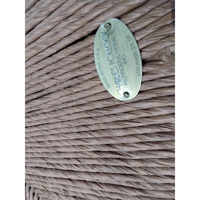 1980s Country French Chair and Ottoman For Sale - Image 11 of 14