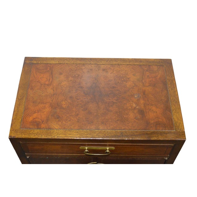 Mid 20th Century Pair Baker Michael Taylor Side Tables For Sale - Image 11 of 11